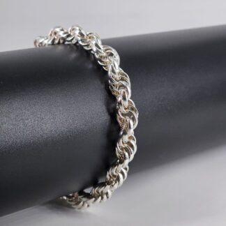 Men's Link Design Bracelets in Sterling Silver Pure 925