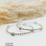 Casting Silver Bangles with Antique Touch 925 BIS Hallmarked