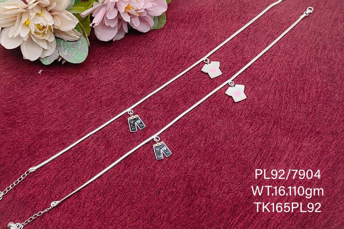 Elegant Cool Payal/Anklet in Pure 925 Silver BIS Hallmarked - Image 1