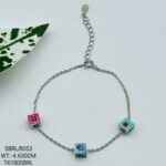 Stunning Beads Bracelet in Sterling Silver Pure 925