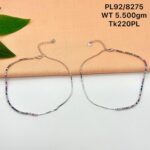 Elegant Rainbow Payal/Anklet in Pure 925 Silver BIS Hallmarked