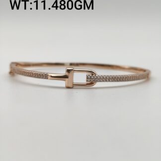 Stunning ladies Bracelet in Rose Gold in Sterling Silver Pure 925