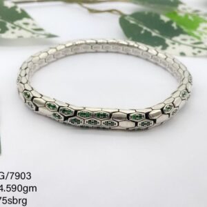 Men's Oxidized Bracelet in Sterling Silver Pure 925 BIS Hallmarked