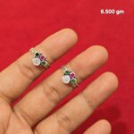 Jaipuri Toe Ring in Sterling Silver Pure 925 BIS Hallmarked