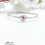Stunning ladies Heart Shaped Bracelet in Sterling Silver Pure 925