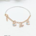Stunning Charm Ladies Bracelet in Sterling Silver Pure 925