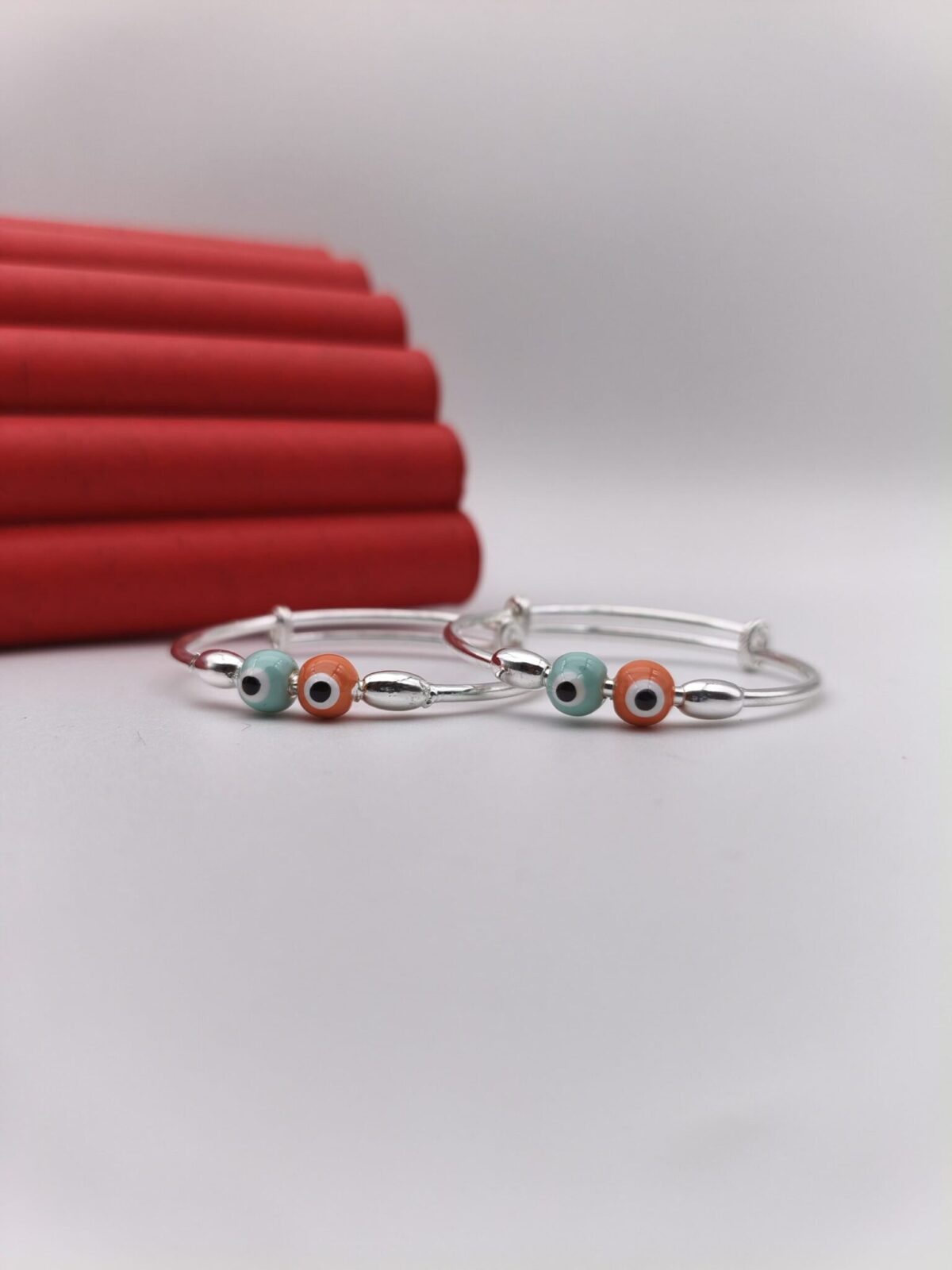Evil Eye Baby Bala Adjustable in Pure Silver 925 Hallmarked - Image 1