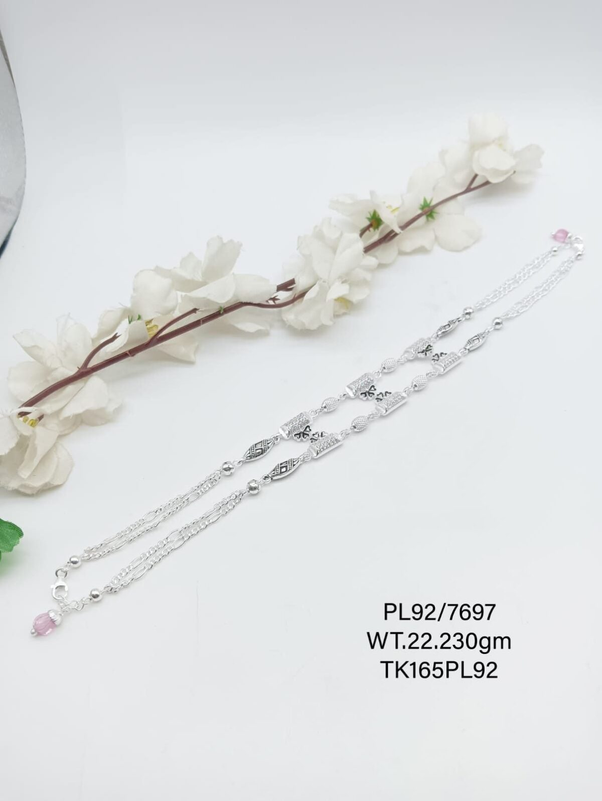 Elegant  Payal/Anklet in Pure 925 Silver BIS Hallmarked - Image 1