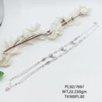 Elegant  Payal/Anklet in Pure 925 Silver BIS Hallmarked