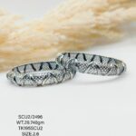 Casting Silver Bangles with Antique Touch 925 BIS Hallmarked