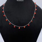 Vibrant Love Beads Necklace in Sterling Silver 925