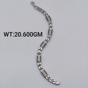 Men's Turkish Bracelet in Sterling Silver Pure 925 BIS Hallmarked