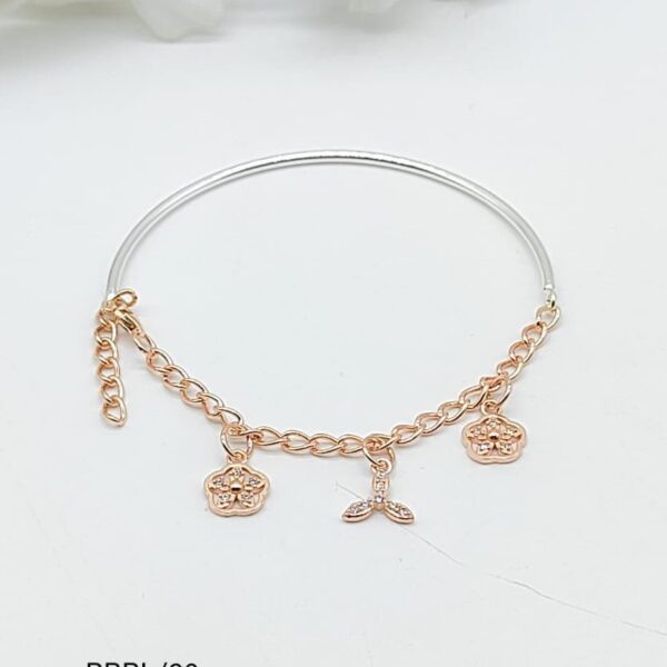 Stunning Charm Ladies Bracelet in Sterling Silver Pure 925