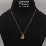 Elegant Heart Pendent Necklace in Sterling Silver925