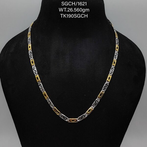 Gents Solid Chain in Sterling Silver Pure 925 Hallmarked