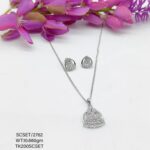 Elegant Designer Pendent Necklace Set in Sterling Silver925