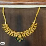 Temple Half Necklace in Pure Silver 925 BIS Hallmarked