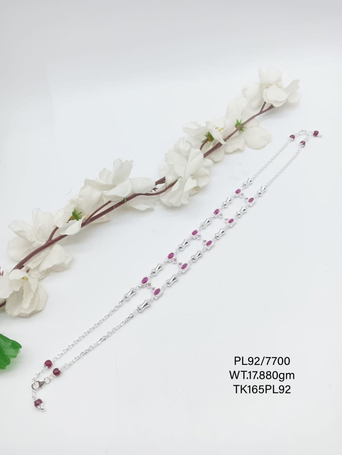 Payal/Anklet in Pure 925 Silver BIS Hallmarked - Image 1