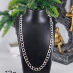 Hollow Gents Chain in Sterling Silver Pure 925 Hallmarked