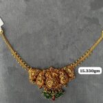 Temple Half Necklace in Pure Silver 925 BIS Hallmarked