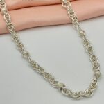 Hollow Gents Chain in Sterling Silver Pure 925 Hallmarked