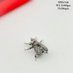 Elegant Bug Pin Brooch in Pure Silver 925 BIS Hallmarked