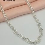 Hollow Gents Chain in Sterling Silver Pure 925 Hallmarked