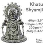 Khutu Shymaji Idol in Pure Silver 925 Hallmarked