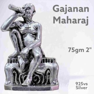 Gajanan Maharaj Idol in Pure Silver 925 Hallmarked