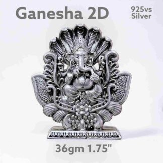 Lord Ganesh Idol in Pure Silver 925 Hallmarked