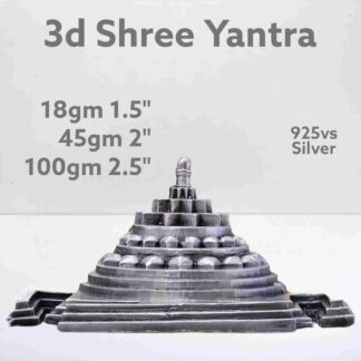 3D Sheree Yantra in Pure Silver 925 Hallmarked