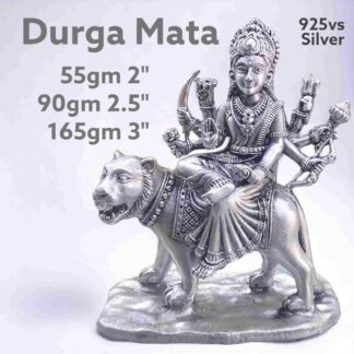 Ma Durga  Idol in Pure Silver 925 Hallmarked