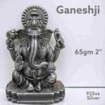 Exquisite Ganeshji Idol in Pure Silver 925 Hallmarked