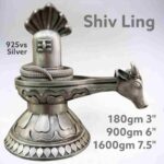 Exquisite Shiv ling Idol in Pure Silver 925 Hallmarked