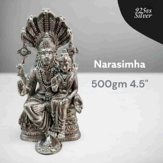 Exquisite Narashima Idol in Pure Silver 925 Hallmarked