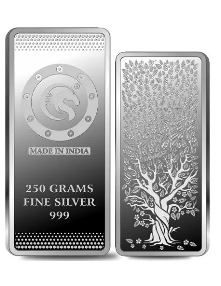 999 Pure Silver Bar 250 gms