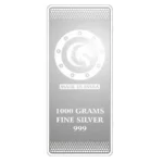 999 Pure Silver Bar 1000 gms