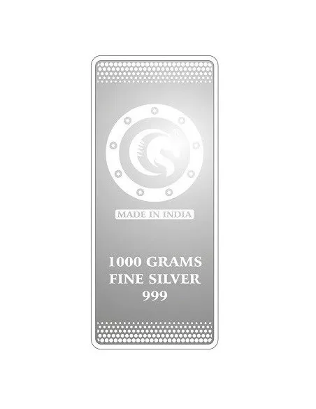 999 Pure Silver Bar 1000 gms