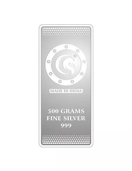 999 Pure Silver Bar 500 gms