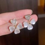 Pure 925 Silver Blossom Earrings
